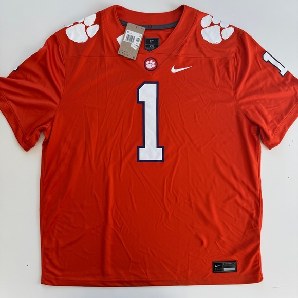 Nike Other - NEW Nike Clemson Tigers Orange Football Jersey #1 MSRP $130 - XXL